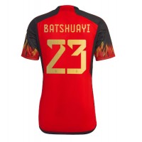 Pánský Fotbalový dres Belgie Michy Batshuayi #23 MS 2022 Domácí Krátký Rukáv